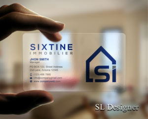 Sixtine immobilier | Business Card Design by SL Designer
