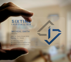 Sixtine immobilier | Visitenkarten-Design von Tripti Ranjan Gain