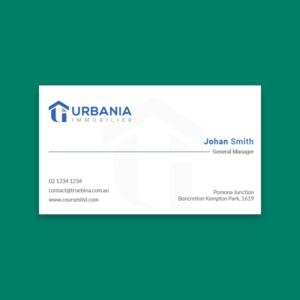 Sixtine immobilier | Business Card Design by Uttom 2