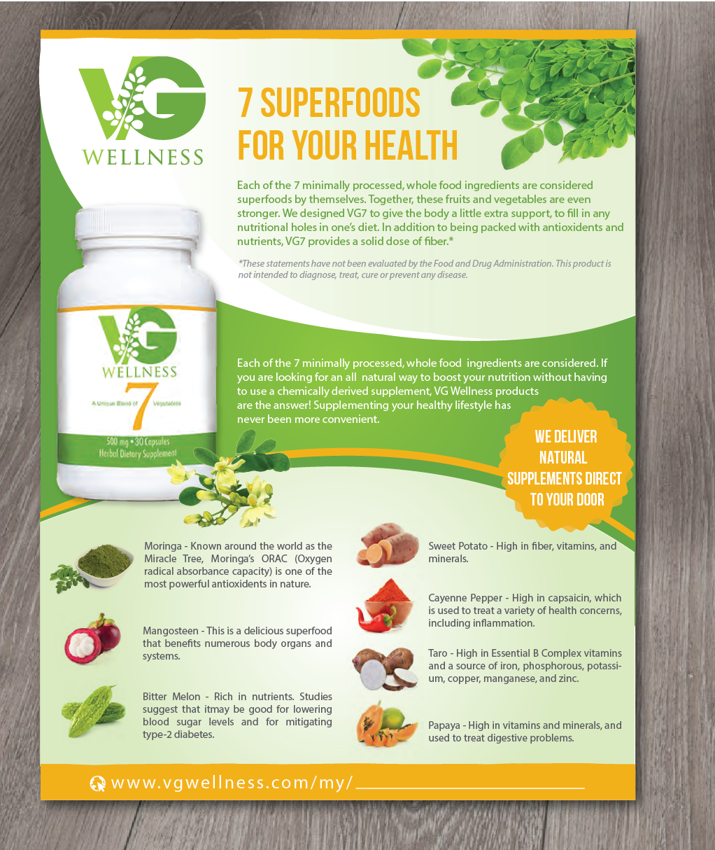 Flyer Design by alex989 for VG Wellness LLC | Design #21963057