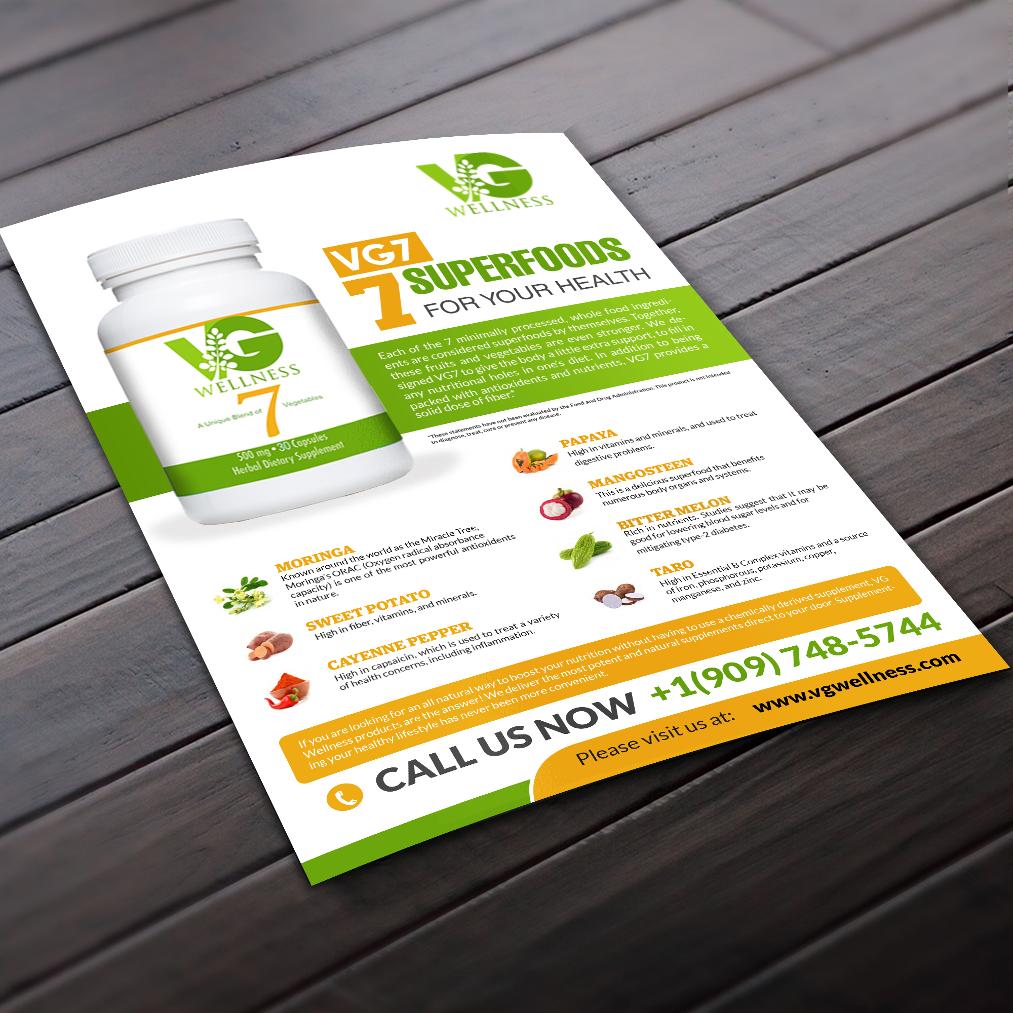 Flyer Design by debdesign for VG Wellness LLC | Design #21963337