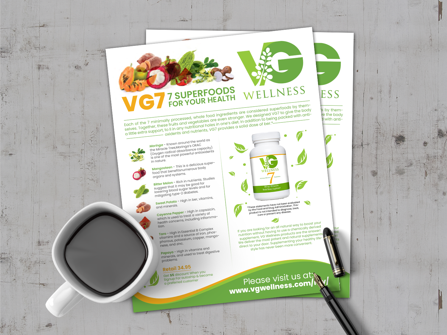 Flyer-Design von chandrayaan.creative für VG Wellness LLC | Design #21954682