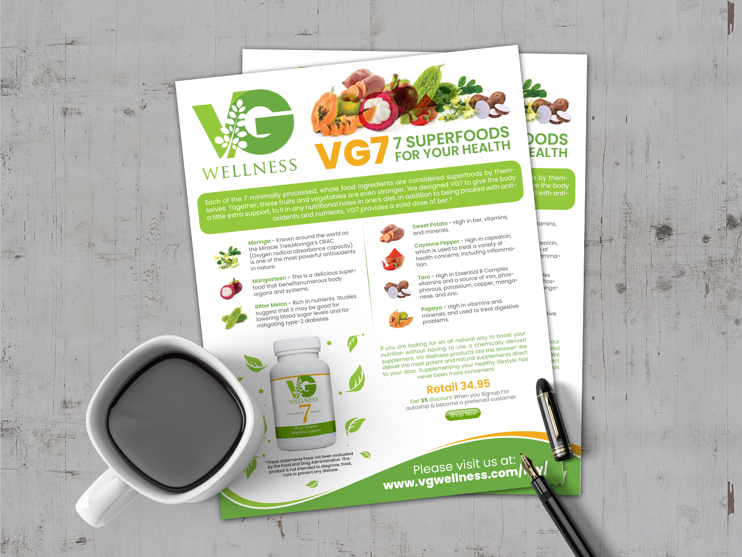 Design de Flyer par chandrayaan.creative pour VG Wellness LLC | Design #21955569