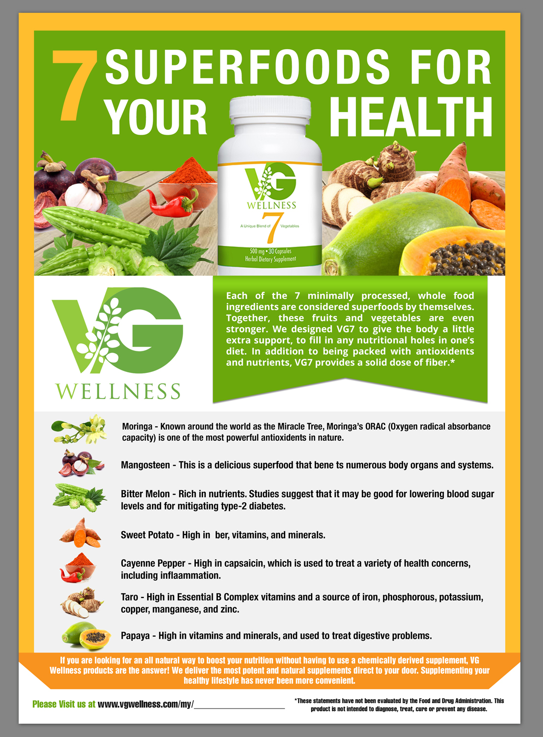 Flyer Design by TSU Creations for VG Wellness LLC | Design #21963042