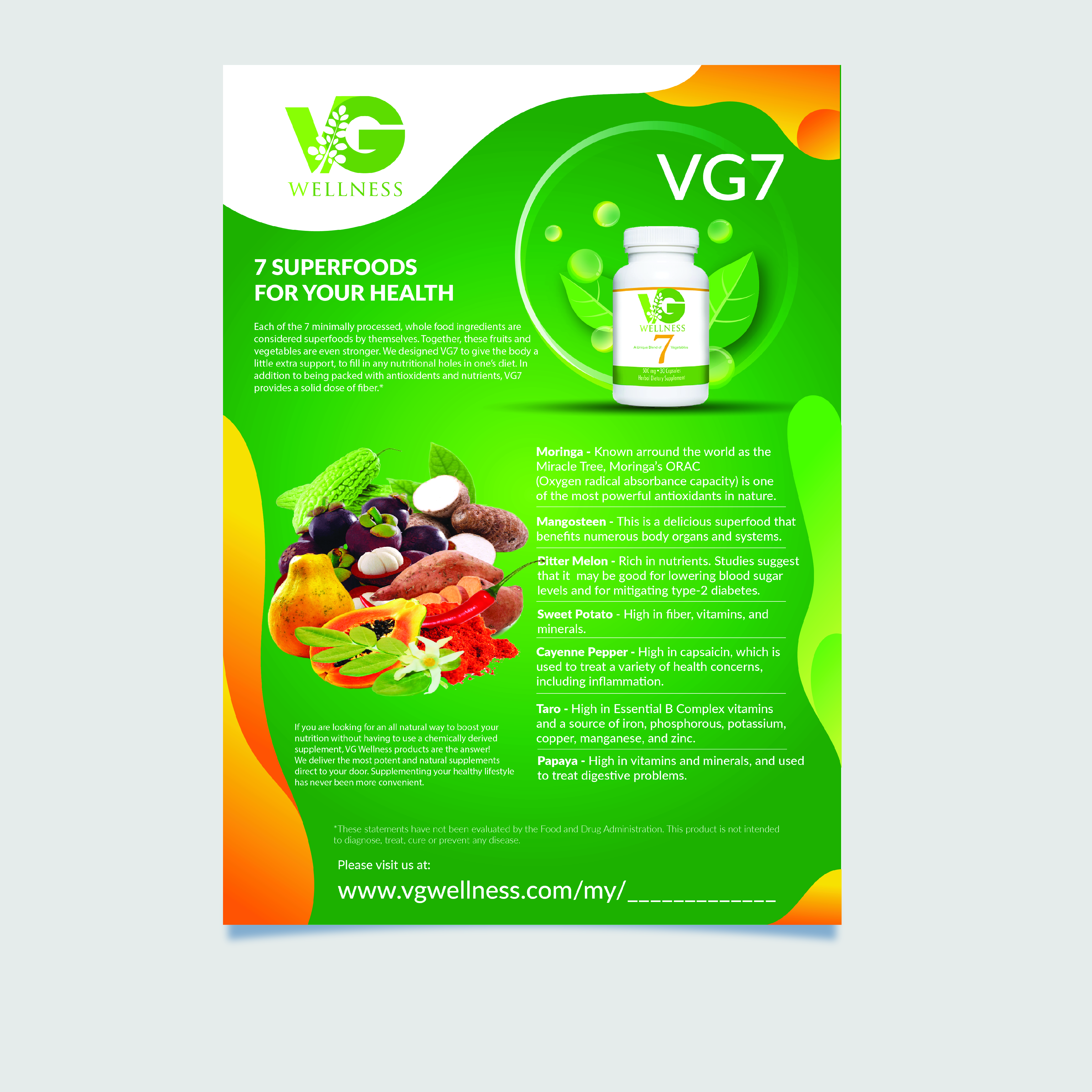 Flyer-Design von Mishuy für VG Wellness LLC | Design #21957153