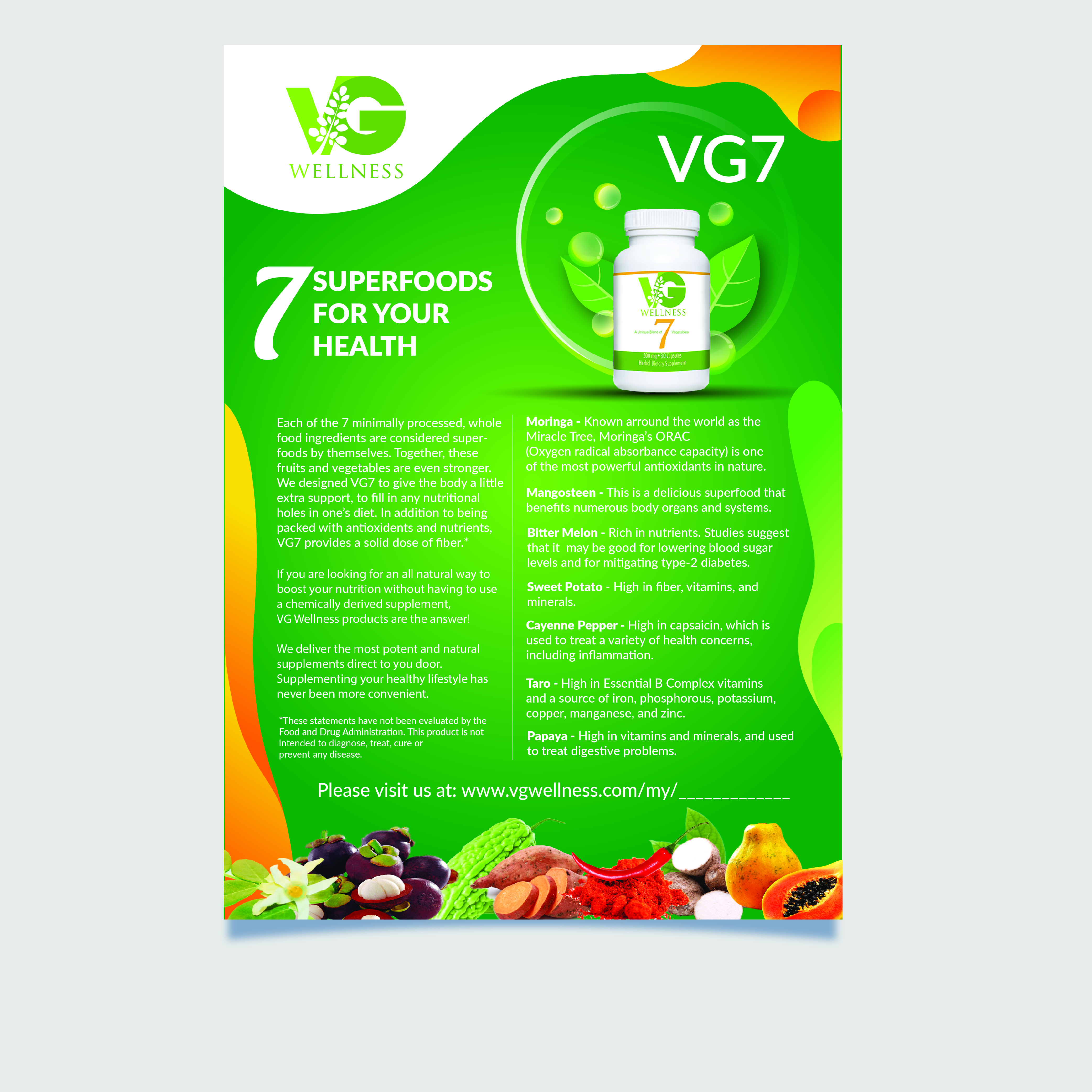 Design de Flyer par Mishuy pour VG Wellness LLC | Design #21957548