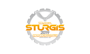 Sturgis (most prominent) 2019, Motorcycle Rally, 79th Annual. May also incorporate - optional - Established 1938, Legendary, South Dakota, USA | Logo Design by trufya