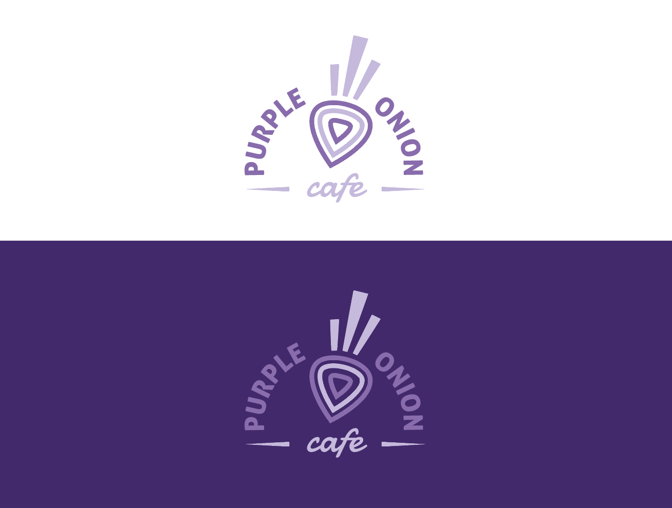 Logo Design by wonderland for purple onion inc | Design #21953880