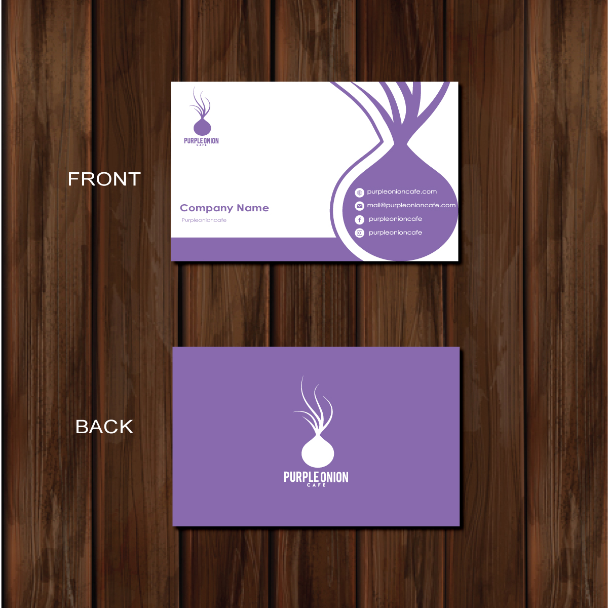 Logo Design by brand maker for purple onion inc | Design #21978581