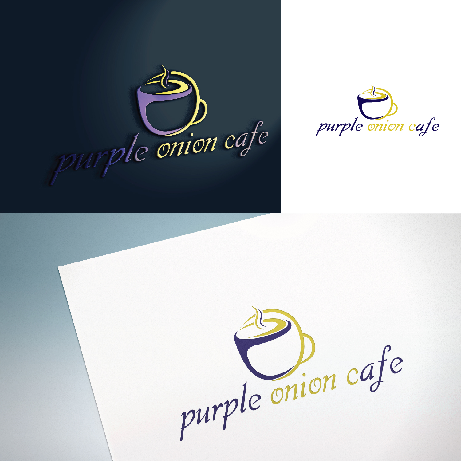 Logo Design by Maxo-Biz for purple onion inc | Design #21966351