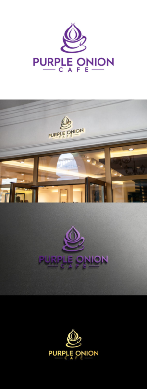 purple onion cafe  | Logo Design by Artraj0196