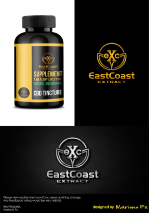 EastCoast Extracts, EExtracts , eXc | Logo Design by Mariono Fx