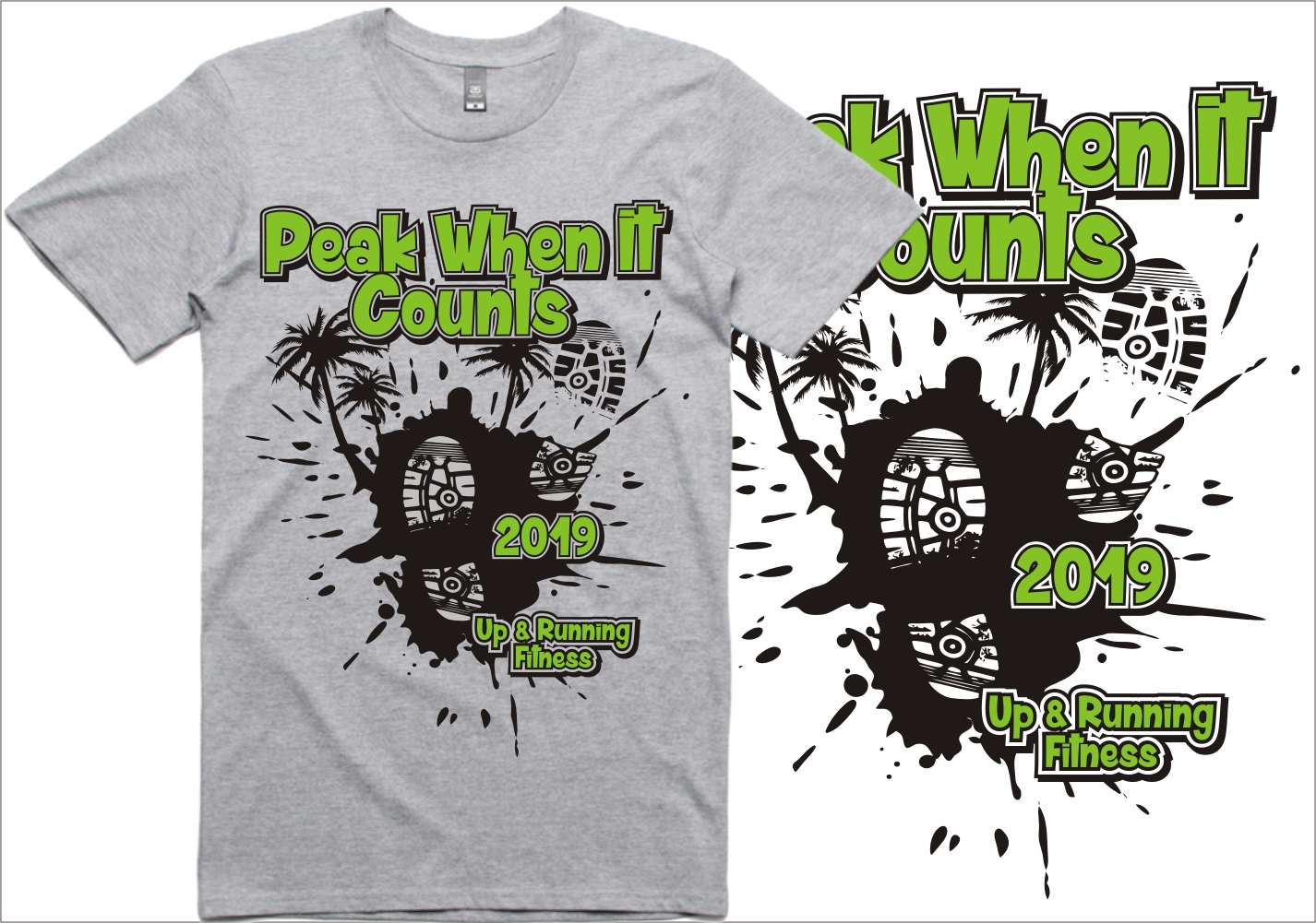 Diseño de Camiseta por Rox Art Design para Up & Running Fitness | Diseño #21959005