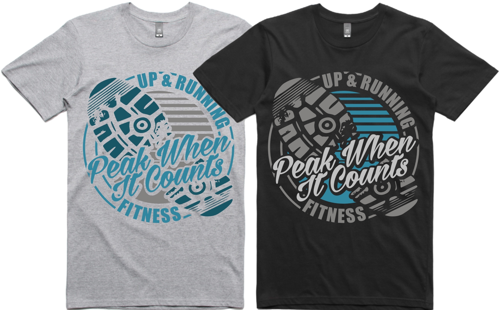 T-Shirt-Design von Rox Art Design für Up & Running Fitness | Design #21960312