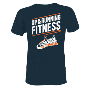 Diseño de Camiseta por 75-R-P-Z para Up & Running Fitness | Diseño: #21955574