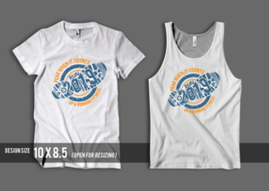 A catchy fun design for an end of camp shirt for  our elite running camp participants.   | T-shirt Design by PenArmy