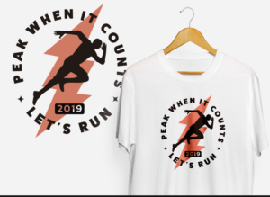 A catchy fun design for an end of camp shirt for  our elite running camp participants.   | T-shirt Design by Val brito