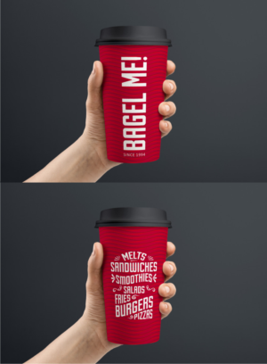 graphic design for restaurant logo cups | Diseño Gráfico por Atvento Graphics