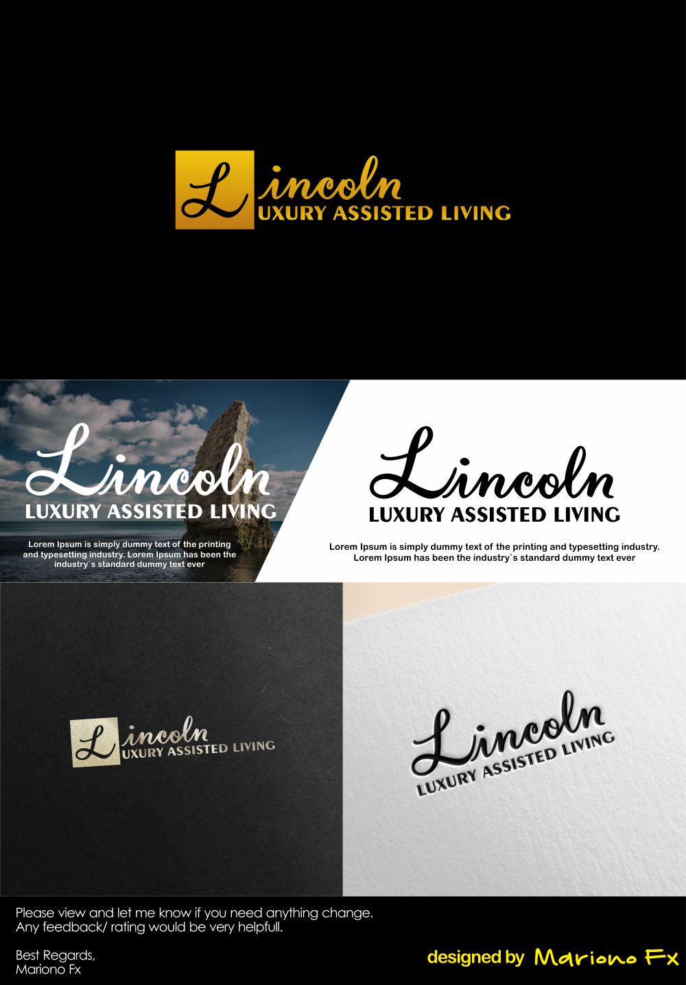 Logo Design by Mariono Fx for The Plaza Assisted Living of Scottsdale, LLC | Design #21952299