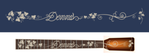 Make a design mother of perl inlay for fingerboard of a guitar | Diseño Gráfico por The Seventh Key Magic