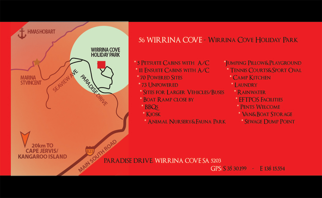 Business Card Design by Esign for Wirrina Cove Holiday Park | Design #2946499