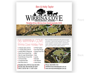 Visitenkarten-Design von noworries. für Wirrina Cove Holiday Park | Design #2941961