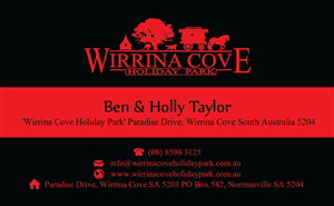Design de Carte de Visite par neo_tahya pour Wirrina Cove Holiday Park | Design : #2958838