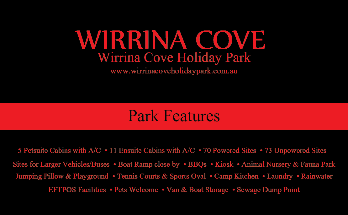 Business Card Design by neo_tahya for Wirrina Cove Holiday Park | Design #2958854