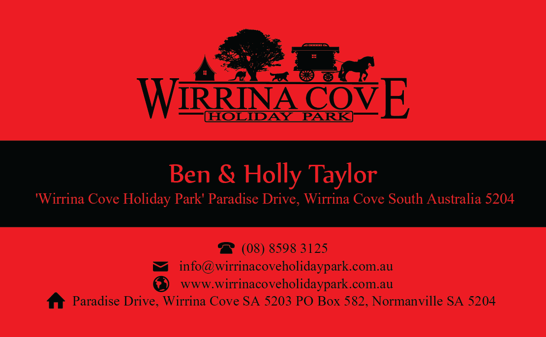 Business Card Design by neo_tahya for Wirrina Cove Holiday Park | Design #2958860
