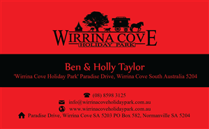 Design de Carte de Visite par neo_tahya pour Wirrina Cove Holiday Park | Design : #2958860