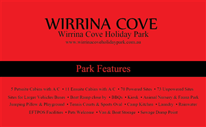 Design de Carte de Visite par neo_tahya pour Wirrina Cove Holiday Park | Design : #2958865