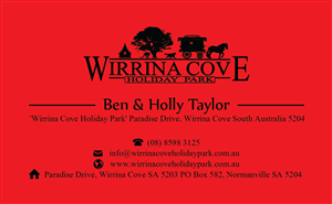 Design de Carte de Visite par neo_tahya pour Wirrina Cove Holiday Park | Design : #2958869