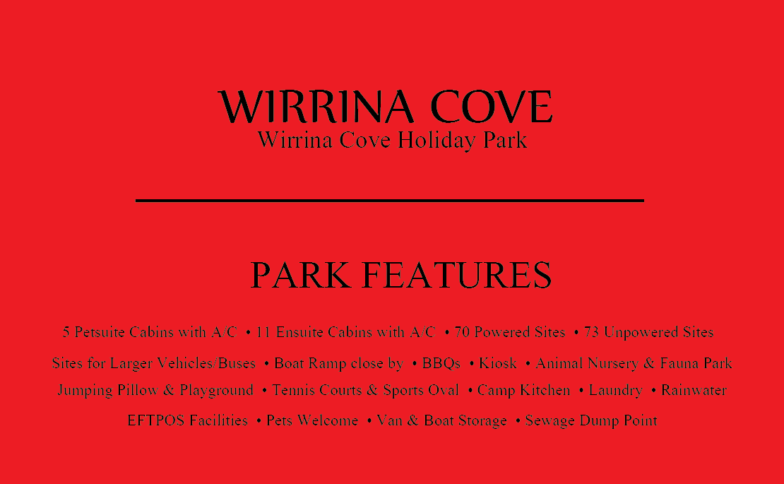 Business Card Design by neo_tahya for Wirrina Cove Holiday Park | Design #2958884