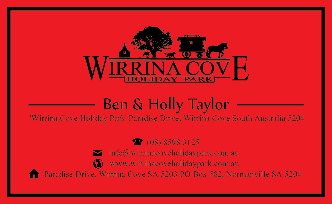 Business Card Design by neo_tahya for Wirrina Cove Holiday Park | Design #2958886