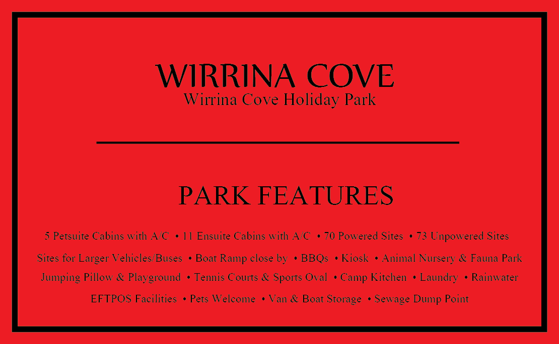 Business Card Design by neo_tahya for Wirrina Cove Holiday Park | Design #2958890