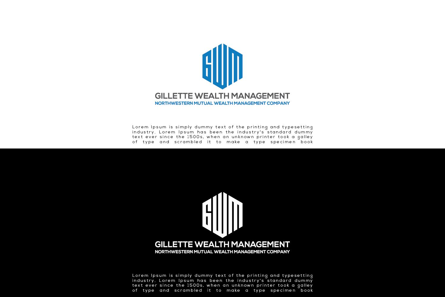 Logo Design by bejoborn1 for Gillette Wealth Management  | Design #21963499