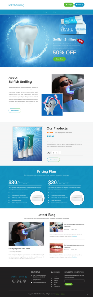 Web Design by pb for luxdental | Design: #21967128