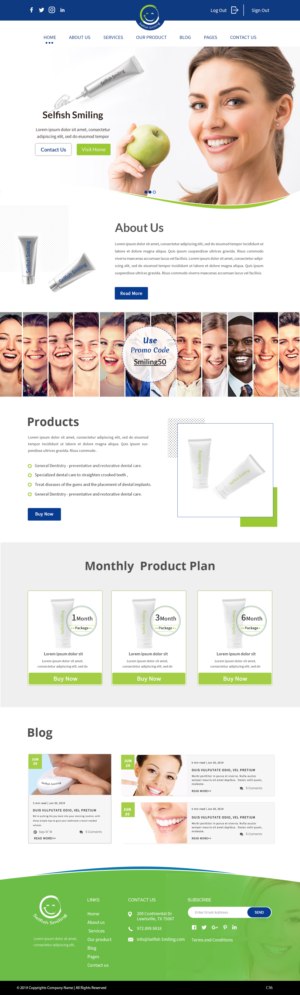 Web Design by pb for luxdental | Design: #21967134