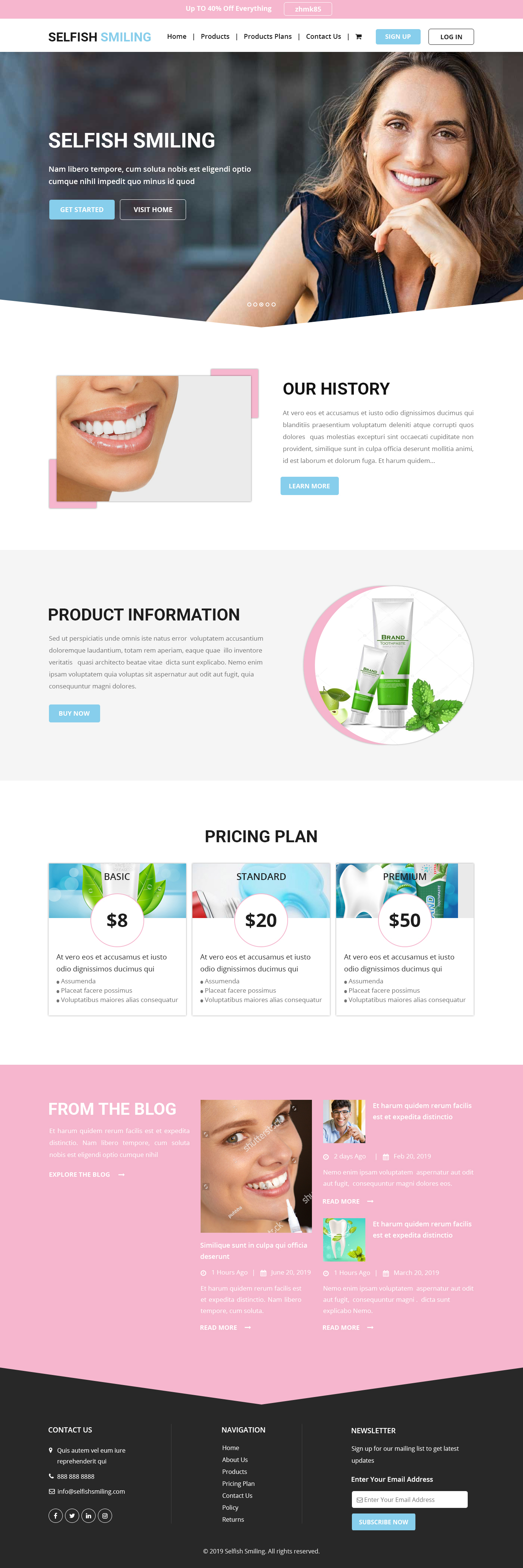 Web Design by pb for luxdental | Design #21967135