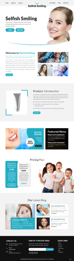 Web Design by pb for luxdental | Design: #21967136