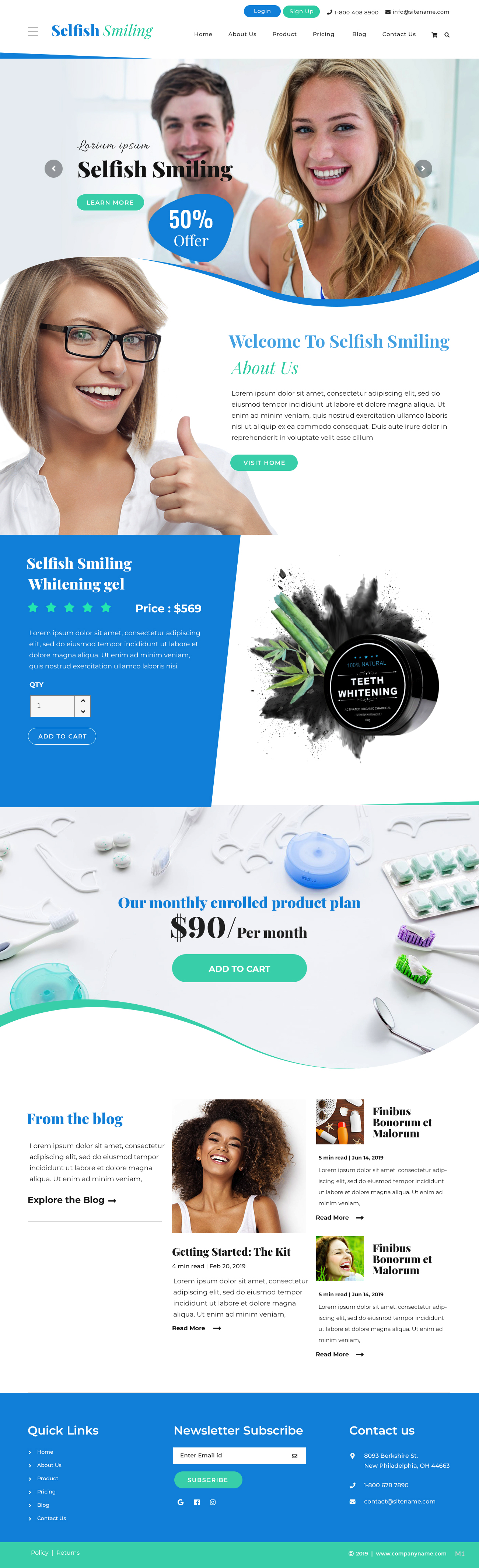 Web Design by pb for luxdental | Design #21967143