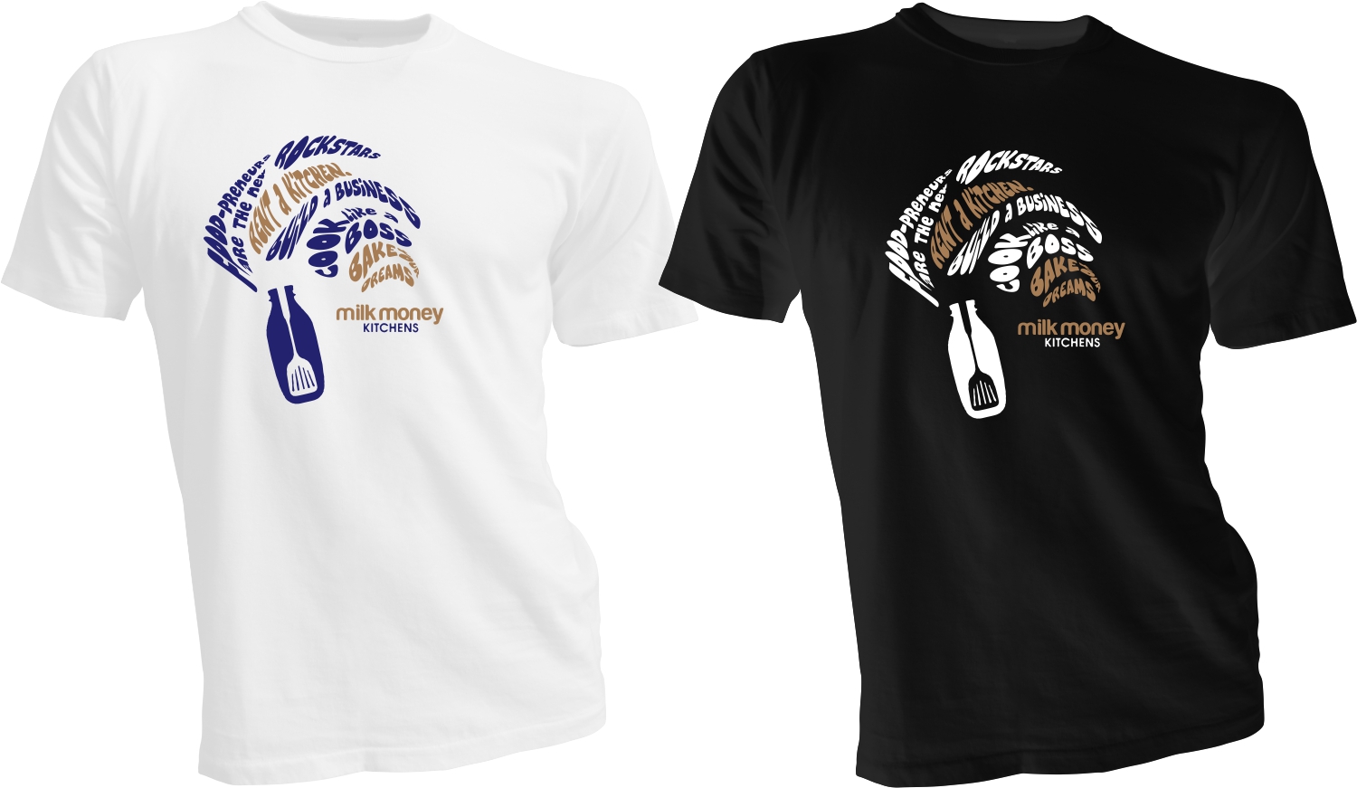 T-shirt Design by bacujkov for Milk Money Kitchens | Design #21985765