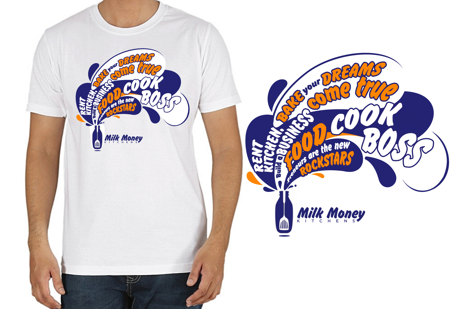 T-shirt Design by Jay Design for Milk Money Kitchens | Design: #21965865