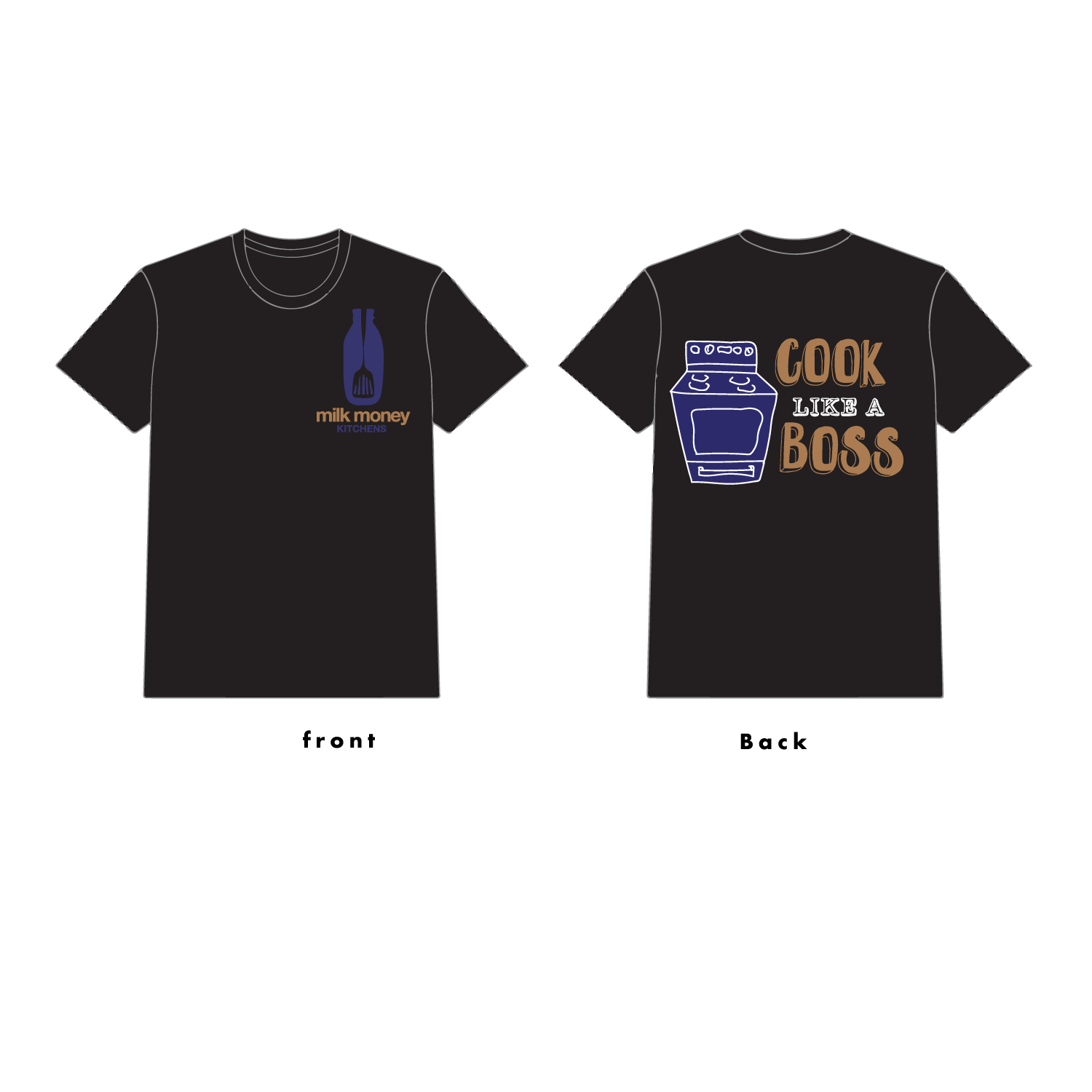 T-Shirt-Design von Codywmr für Milk Money Kitchens | Design #21960362