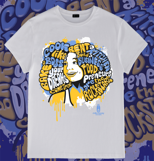 T-shirt Design by Uprinteez for Milk Money Kitchens | Design #21996248