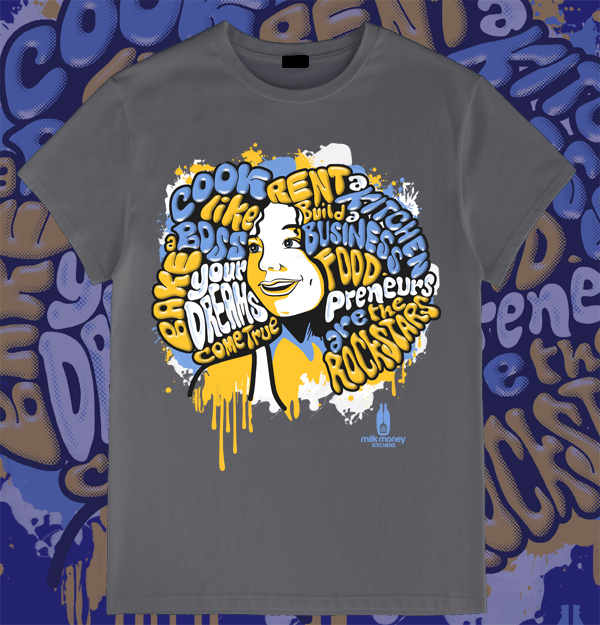 T-Shirt-Design von Uprinteez für Milk Money Kitchens | Design #21996249