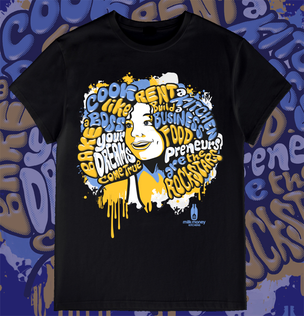 T-Shirt-Design von Uprinteez für Milk Money Kitchens | Design #21996251