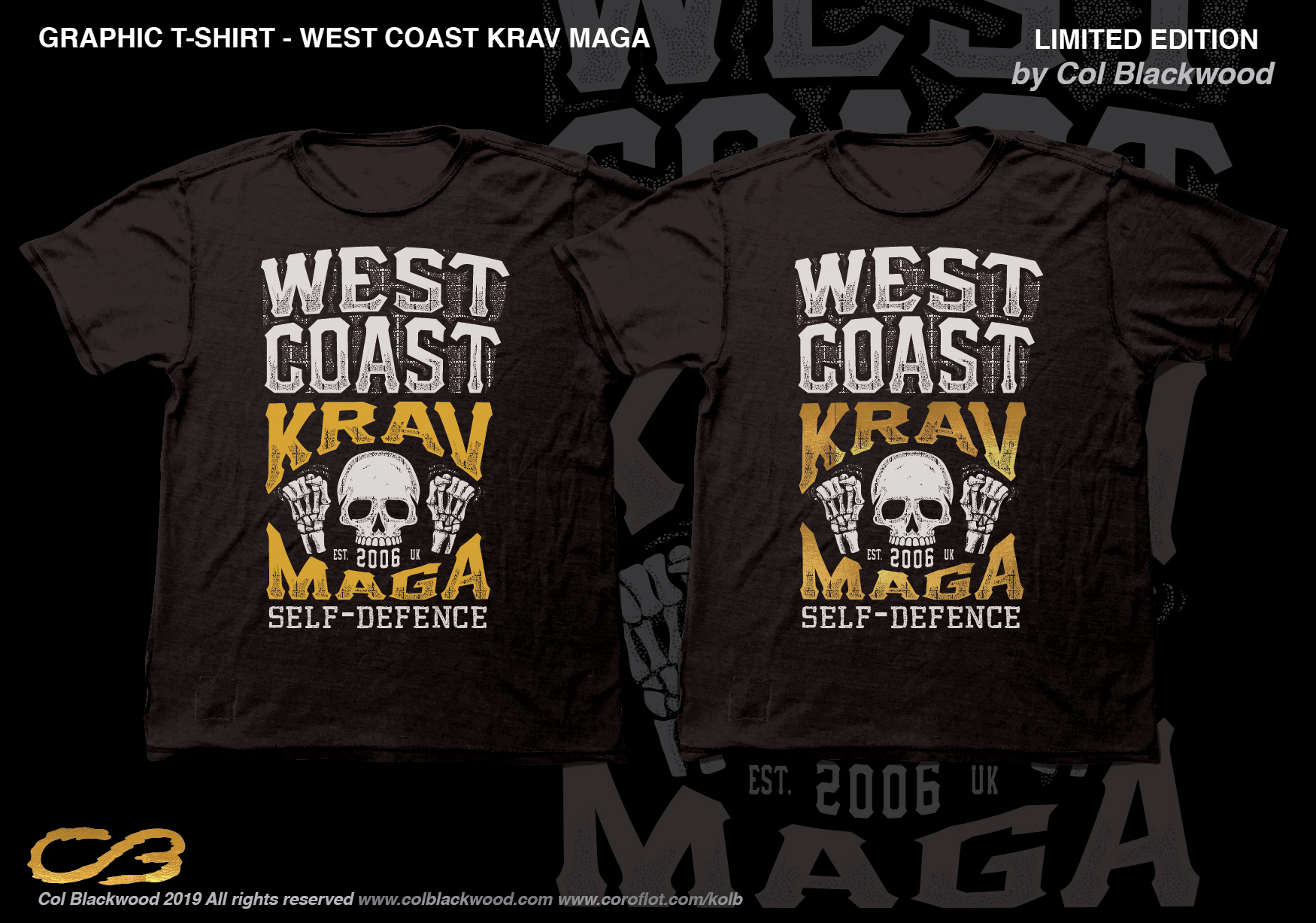 T-shirt Design by Col 3 for West Coast Martial Arts | Design #22002389