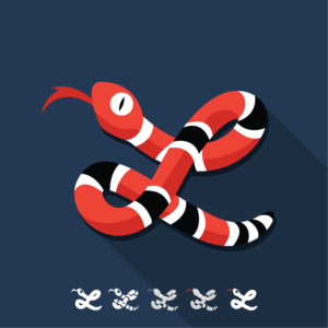 Handwritten Crazy Snake design | Diseño Gráfico por Gabriel T. Marques