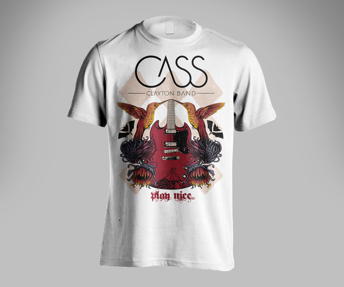 T-shirt Design by Andi Yan for Cass Clayton Music, LLC | Design #22018292